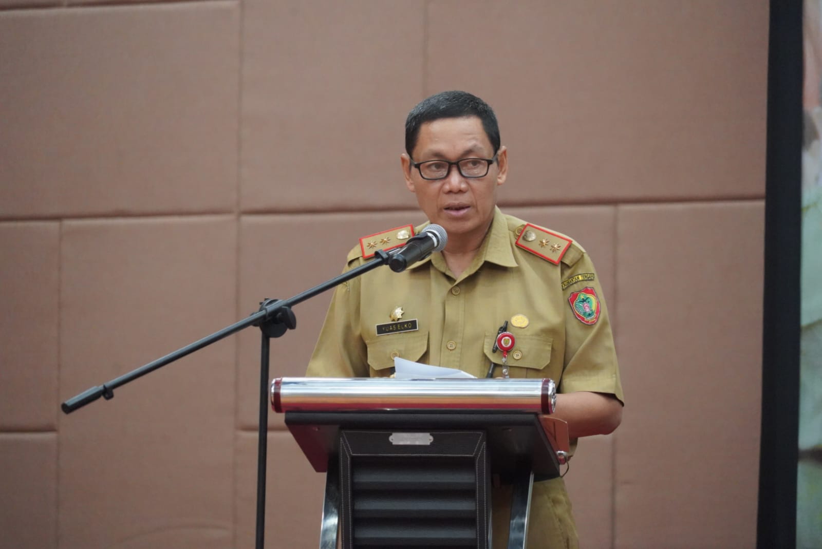 Sahli Gubernur Yuas Elko, Buka secara Resmi Sosialisasi GN-KPA Prov. Kalteng