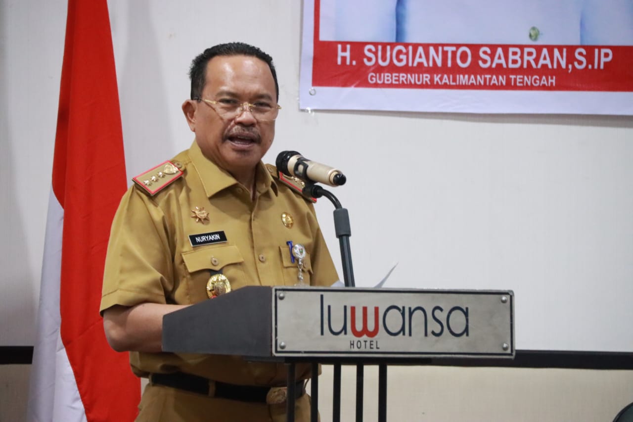 Sekda Nuryakin Buka Rapat Finalisasi Usulan Tarif Batas Atas dan Tarif Batas Bawah BUMD Air Minum Kabupaten/Kota se-Kalteng