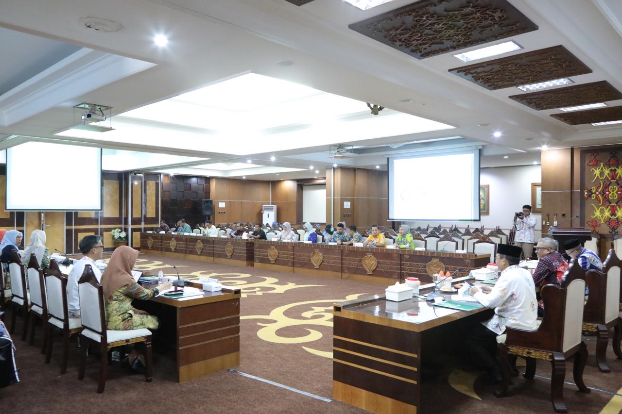 Plt. Sekda H. M Katma F. Dirun Pimpin Rapat Perdana Persiapan Penyelenggaraan MTQH XXXII Tingkat Provinsi Kalteng Tahun 2024