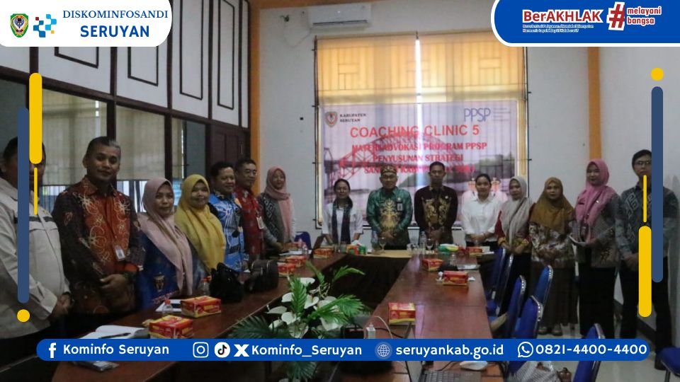 Coaching Clinic Tahap Ke-5 Implementasi SSK PPSP Digelar, Seruyan Fokus Perkuat Layanan Sanitasi “SERUYAN BARASIH”