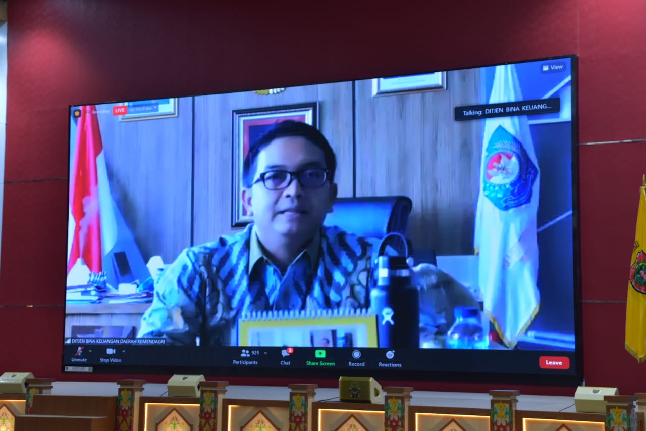 Sekda Kalteng Hadiri Launching SIPD Penatausahaan 