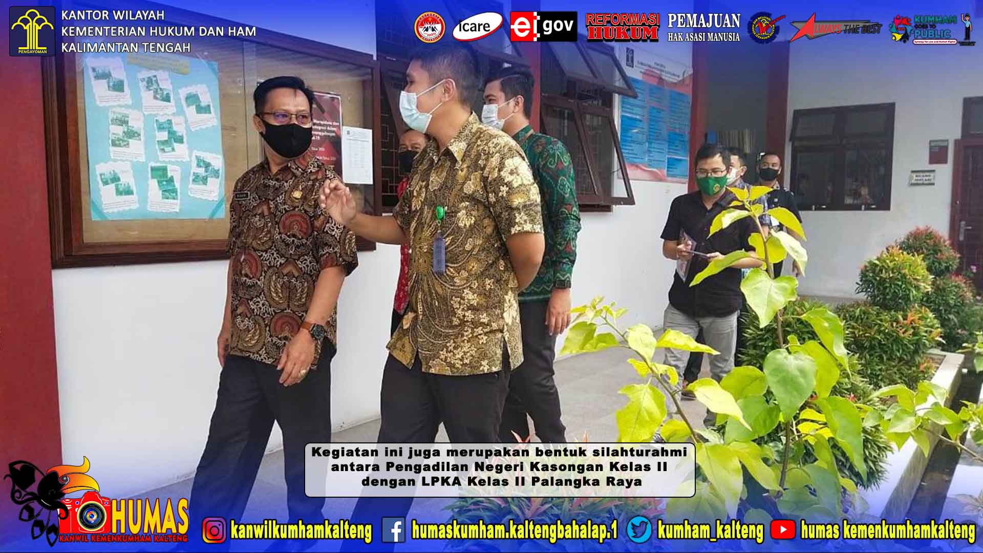 Tim Pengawasan dan Pengamatan Pengadilan Negeri Kasongan Kelas II Kunjungi LPKA Kelas II Palangka Raya