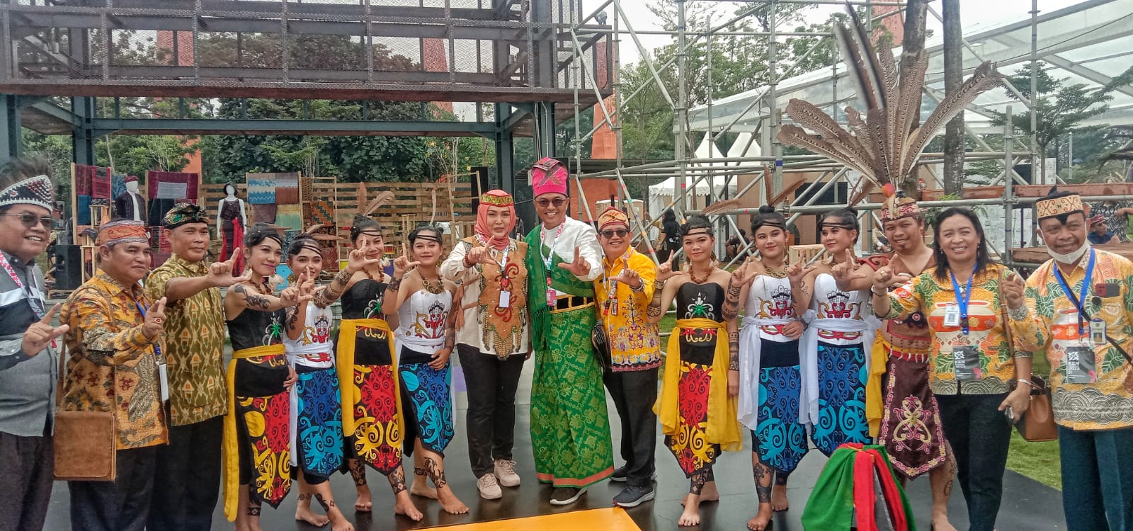 Festival Babukung dan Festival Budaya Isen Mulang Masuk Kharisma Event Nusantara 2023