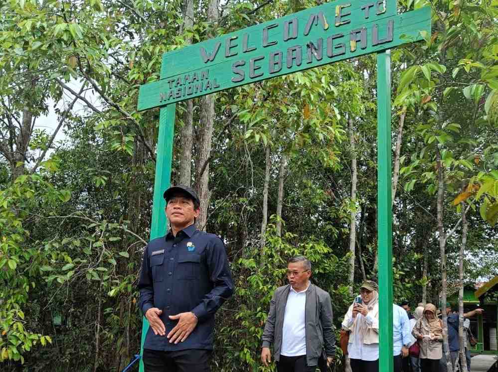 Kepala DLH Dampingi Kunjungan Menteri LHK ke Kalteng, Tinjau Pengelolaan Gambut di Taman Nasional Sebangau