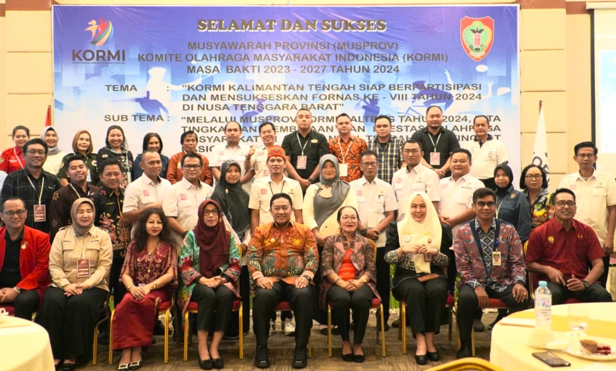 Wakil Gubernur H. Edy Pratowo Membuka MUSPROV KORMI Prov. Kalteng Masa Bakti 2023-2027