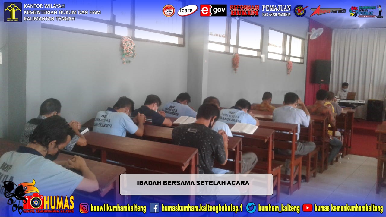 Pembagian Hadiah Lomba, Lapas Palangka Raya Sebarkan Suka Cita Paskah