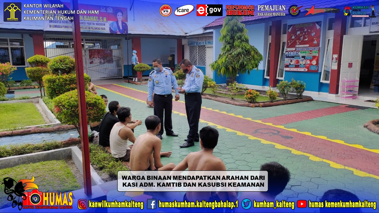 Seksi Adm. Kamtib Rutin Berikan Bimbingan pada WBP Pelanggar Aturan