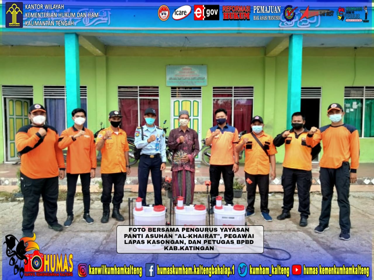 H-1 Kegiatan Bakti Sosial, Protokol Kesehatan Ditegakkan