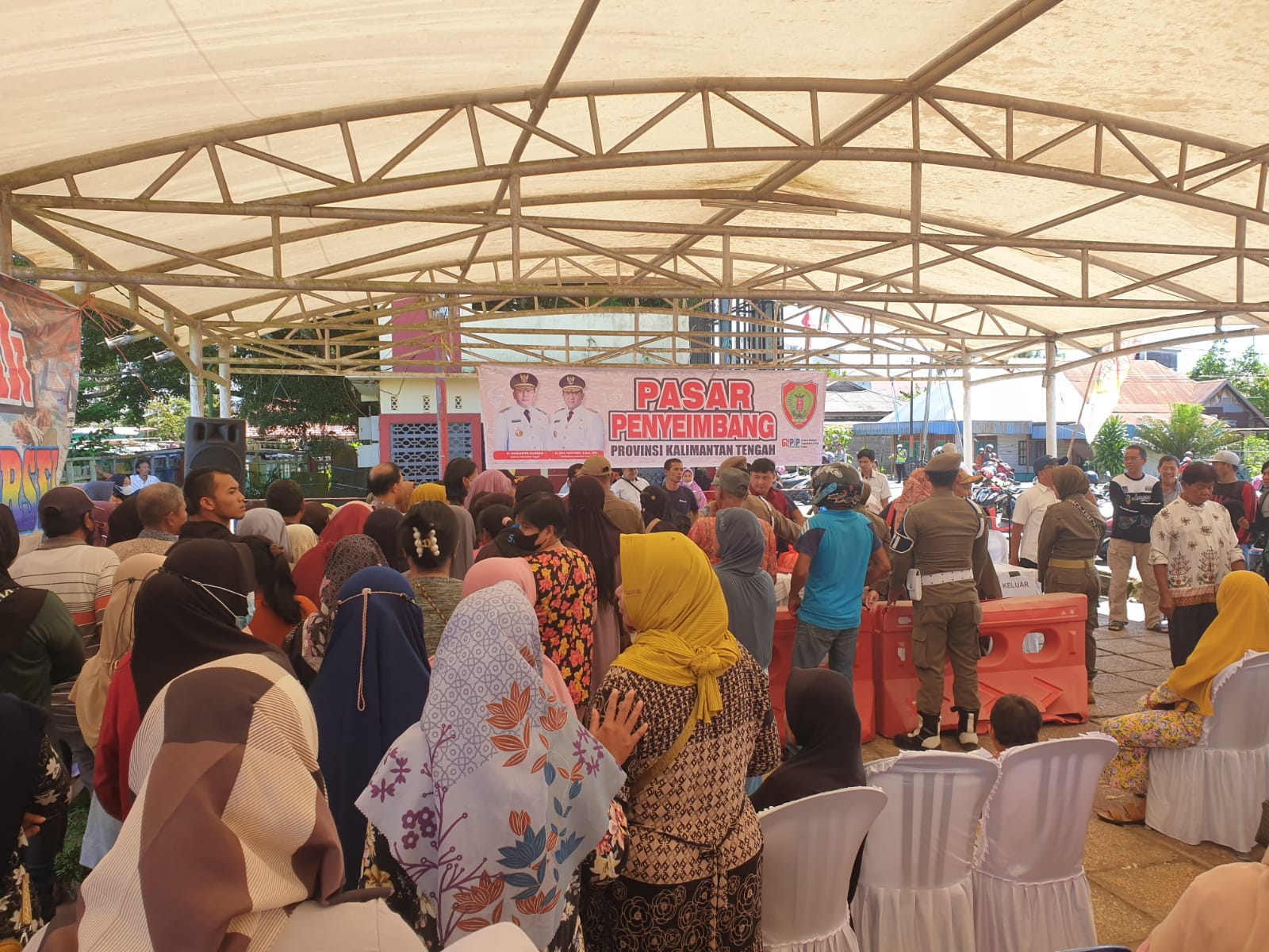 Kendalikan Inflasi Dalam Rangka HBKN, Pemprov Kalteng Kembali Gelar Pasar Penyeimbang di Barsel