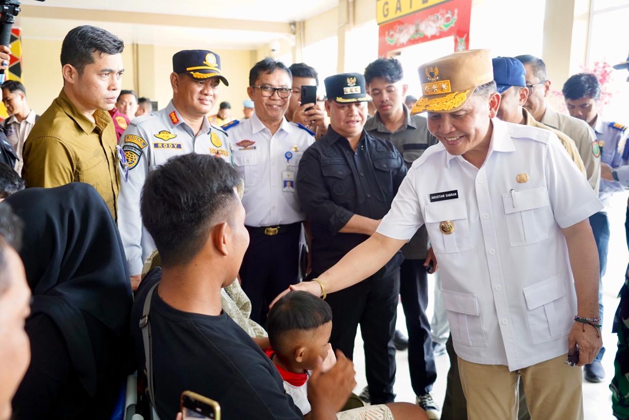 Kunker Gubernur Kalteng Agustiar Sabran ke Sampit, Pantau Layanan Mudik Hingga Pantau Harga Bapok