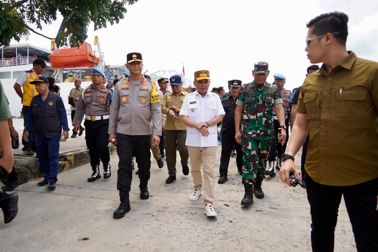 Kunker Gubernur Kalteng Agustiar Sabran ke Sampit, Pantau Layanan Mudik Hingga Pantau Harga Bapok