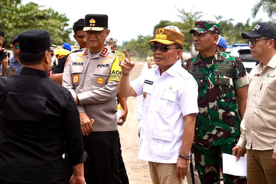 Pantau Infrastruktur Jalan, Gubernur Agustiar Sabran Targetkan Jalan Lingkar Luar Selatan Sampit, Tuntas 2026