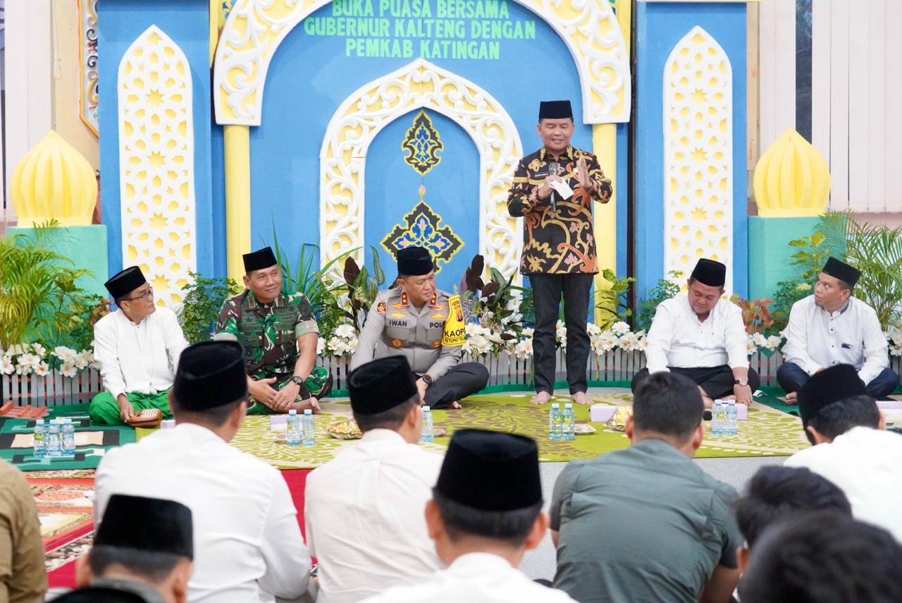 Bangun Kebersamaan, Gubernur Agustiar Sabran Silaturahmi ke Pemkab Katingan