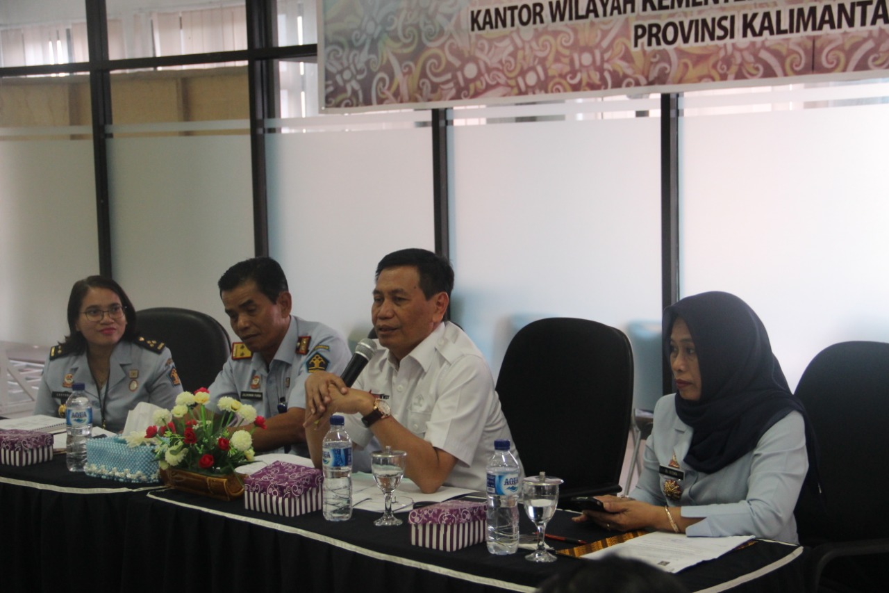 Dirjen HAM Kunjungi Kanwil Kemenkumham Kalteng terkait Capaian Aksi HAM di Kalteng