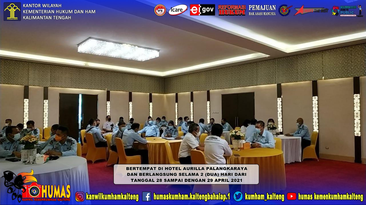 Subsi Perawatan Lapas Sampit Ikuti Konstek Pemberian Makanan Siap Saji Tahun 2021