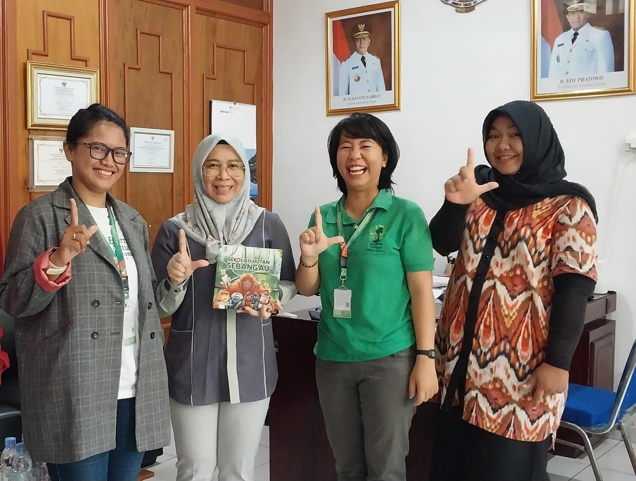 BNF dan Dispursip Prov. Kalteng Akan Luncurkan Buku Sekolah Hutan Sebangau