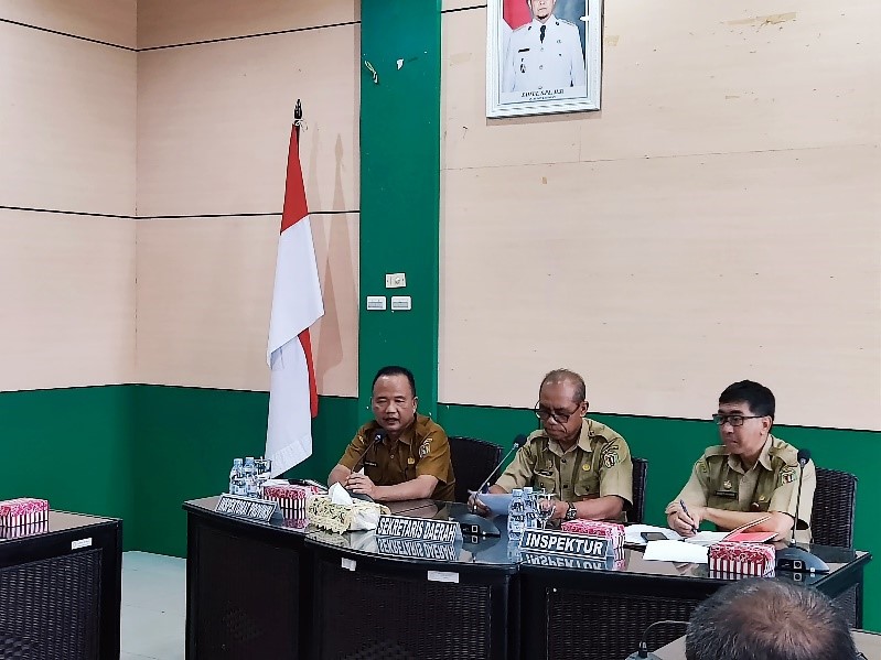 Inspektorat Prov. Kalteng Laksanakan Entry Meeting Pengawasan Penyelenggaraan Pemerintah Daerah Kab. Katingan