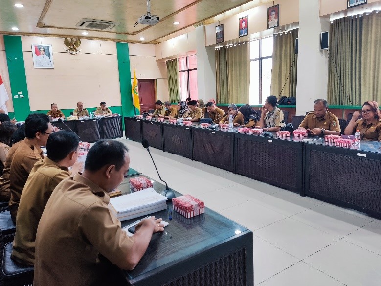 Inspektorat Prov. Kalteng Laksanakan Entry Meeting Pengawasan Penyelenggaraan Pemerintah Daerah Kab. Katingan