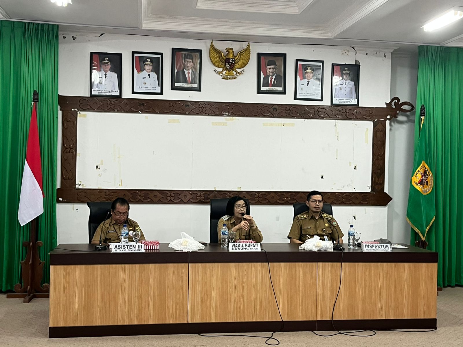 Inspektorat Prov. Kalteng Lakukan Entry Meeting Pemeriksaan Akhir Masa Jabatan Kepala Daerah Kab. Gunung Mas