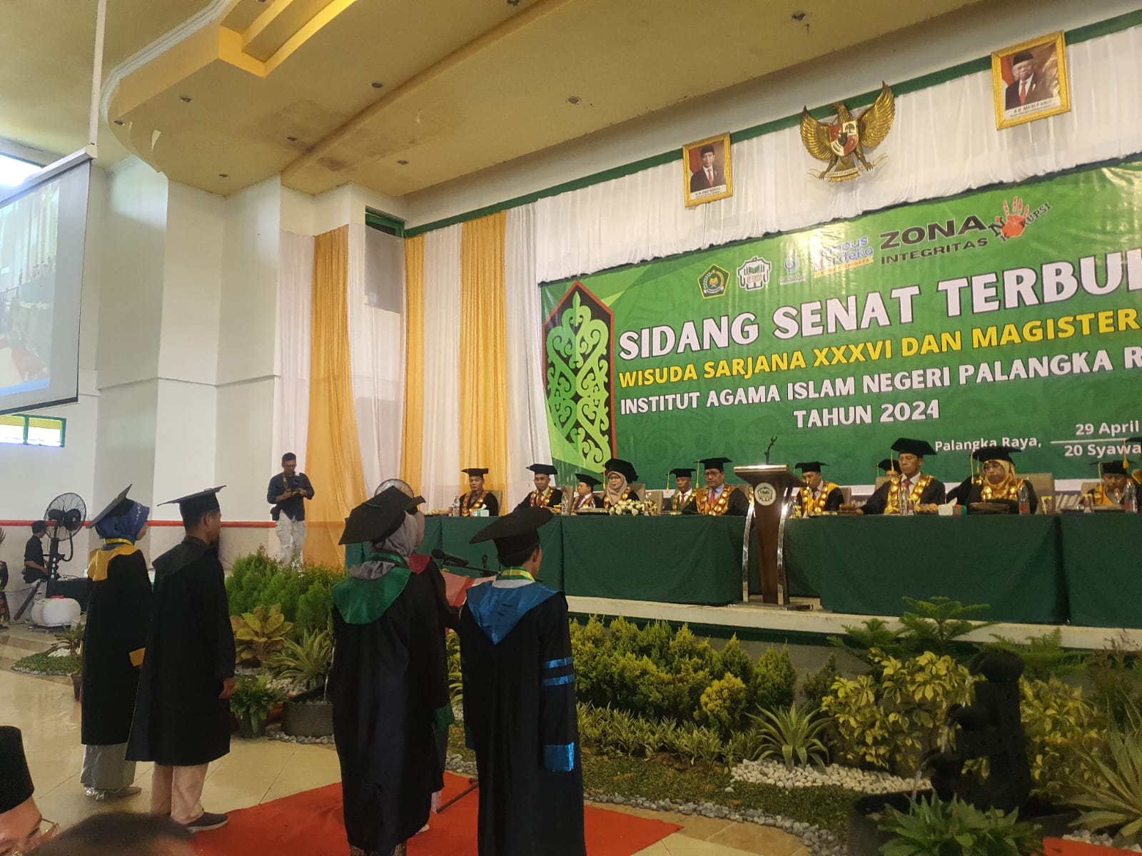 Sekda Nuryakin Hadiri Wisuda Sarjana Angkatan XXXVl dan Magister Angkatan XIIl IAIN Palangka Raya Tahun 2024