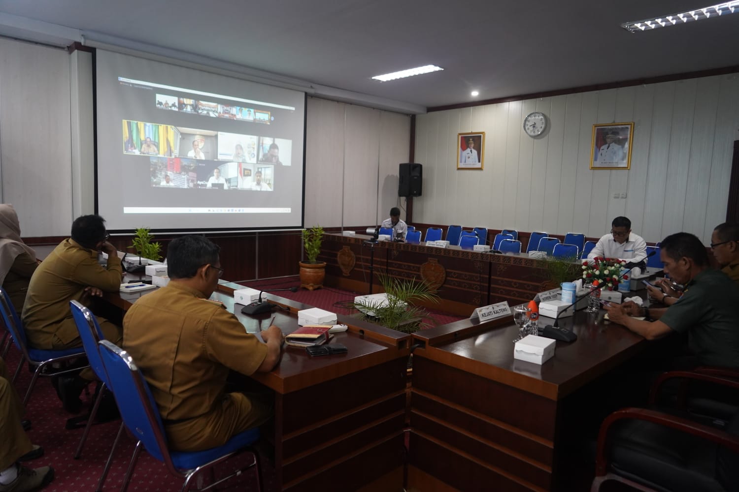 Hadiri Rakor Inflasi Daerah, Sahli Gubernur Yuas Elko Apresiasi Penurunan Tren Inflasi di Kalteng