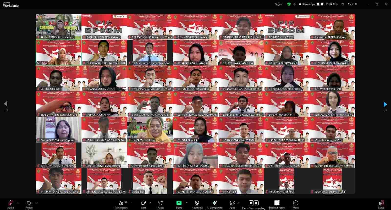 BPSDM Prov. Kalteng Adakan Pelatihan Dasar CPNS Tahun 2025, Mewujudkan ASN Berkelas Dunia yang Berakhlak dan Melayani