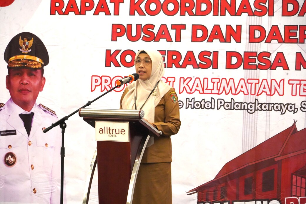 Wagub Edy Pratowo Buka Rakorda Pusat dan Daerah Koperasi Desa/Kelurahan Merah Putih Kalteng Tahun 2025