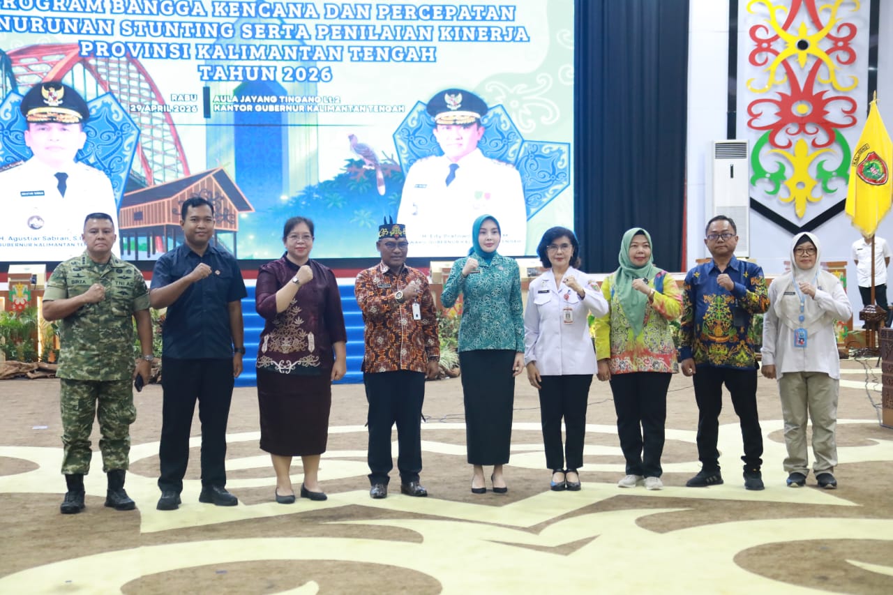 Tekan Stunting hingga 18,8 Persen, Ketua TP PKK Kalteng Minta Sinergi Lintas Sektor Diperkuat