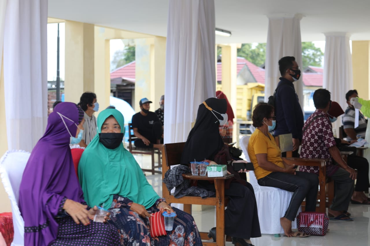 Wagub Kalteng Tinjau Vaksinasi Massal di Polres Kapuas