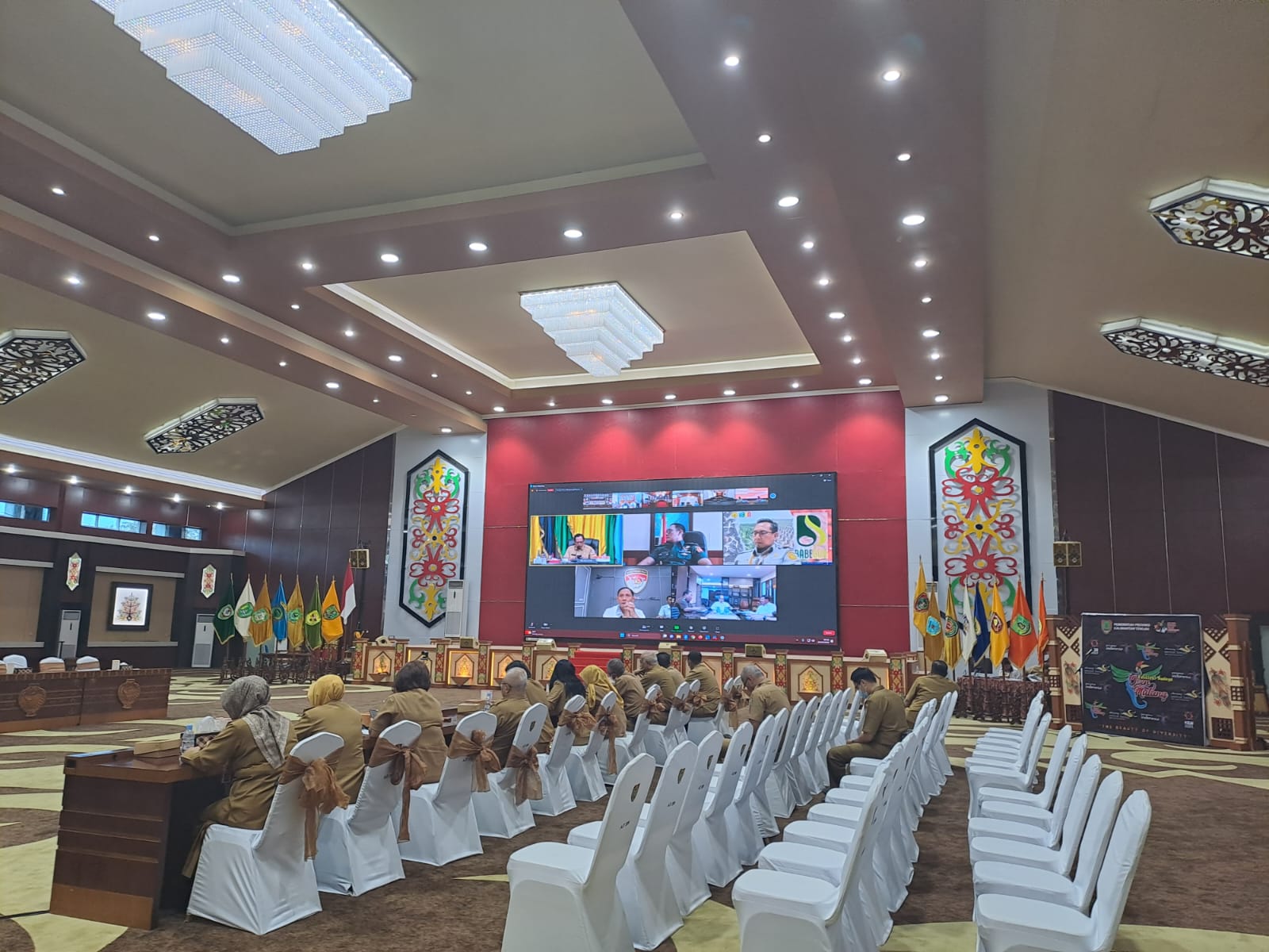 Sahli Gubernur Yuas Elko Hadiri Rakor Pengendalian Inflasi Tahun 2023 Bersama Mendagri Secara Virtual