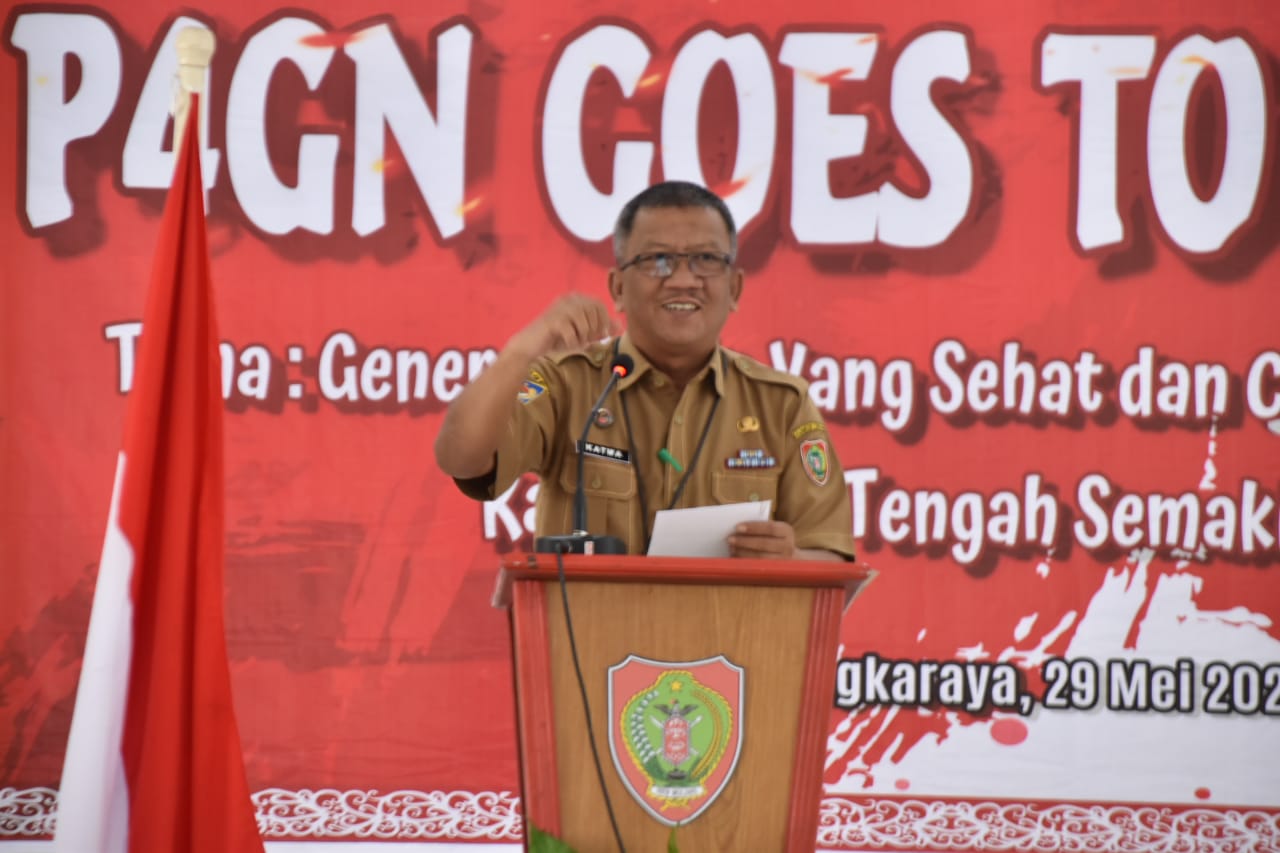 Asisten Bidang Pamkesra katma F. Dirun Buka Sosialisasi P4GN Goes to School