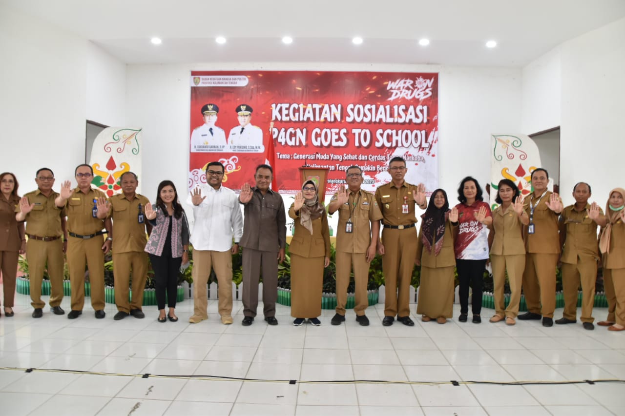 Asisten Bidang Pamkesra katma F. Dirun Buka Sosialisasi P4GN Goes to School