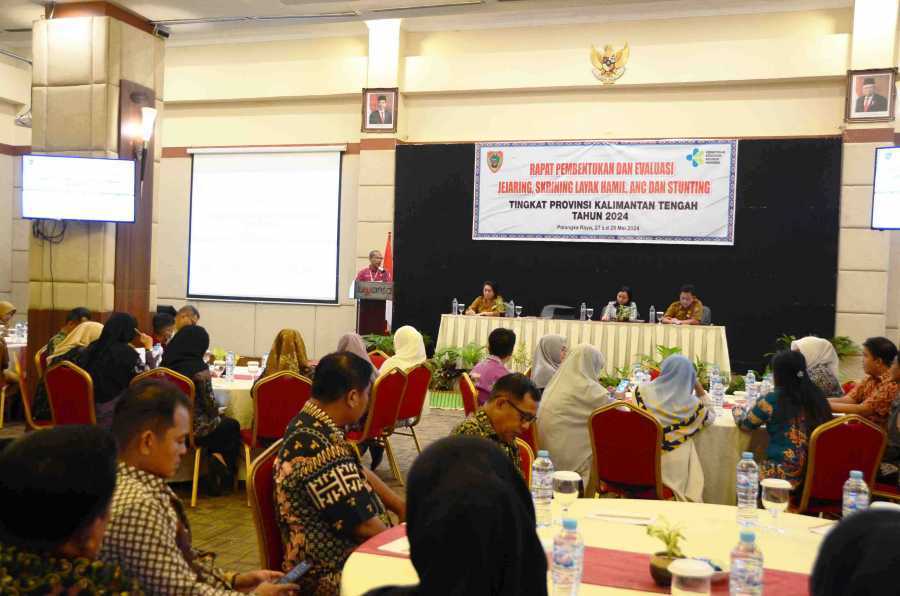 Dinkes Prov. Kalteng Gelar Rapat Pembentukan dan Evaluasi Jejaring, Skrining Layak Hamil, ANC dan Stunting