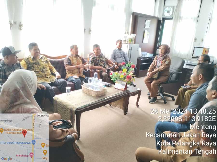 Kadis TPHP Prov Kalteng Sambut Kunker Program Pembangunan Pertanian Komisi II DPRD Kotawaringin Timur 