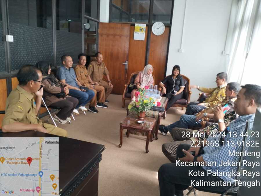 Kadis TPHP Prov Kalteng Sambut Kunker Program Pembangunan Pertanian Komisi II DPRD Kotawaringin Timur 