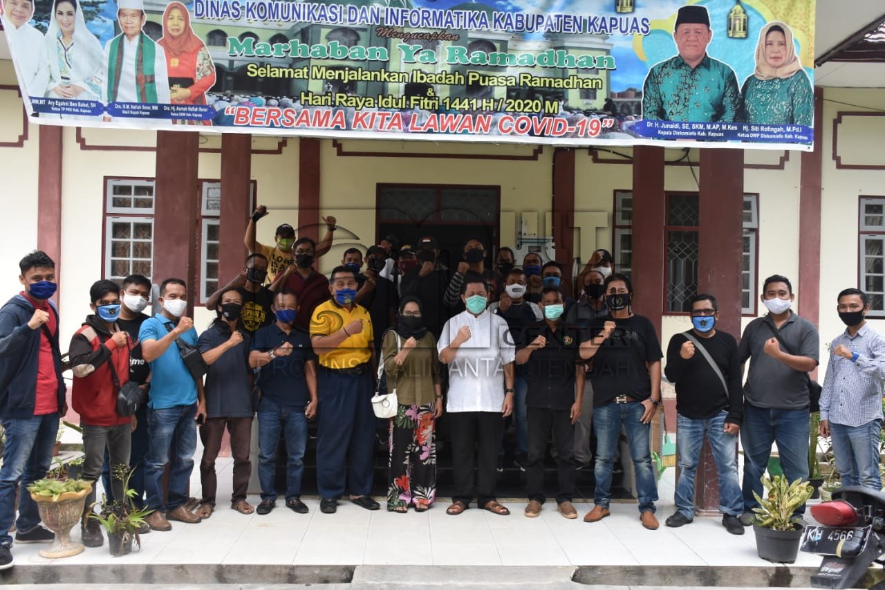 Diskominfo Kapuas Jalin Silaturahmi Dengan Insan Pers Kapuas