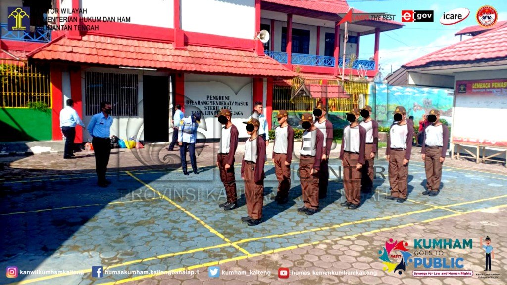 WBP Lapas Sampit Antusias Latihan Pramuka