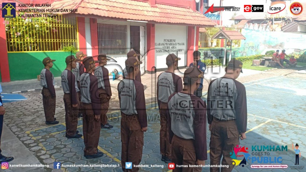 WBP Lapas Sampit Antusias Latihan Pramuka