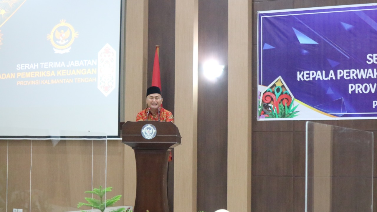Gubernur H. Sugianto Sabran Hadiri Serah Terima Jabatan Kepala Perwakilan BPK Kalteng
