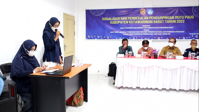 25 Kepala Satuan PAUD Belum Terakreditasi di Kobar Ikuti Sosialisasi Pembekalan Pendampingan Mutu