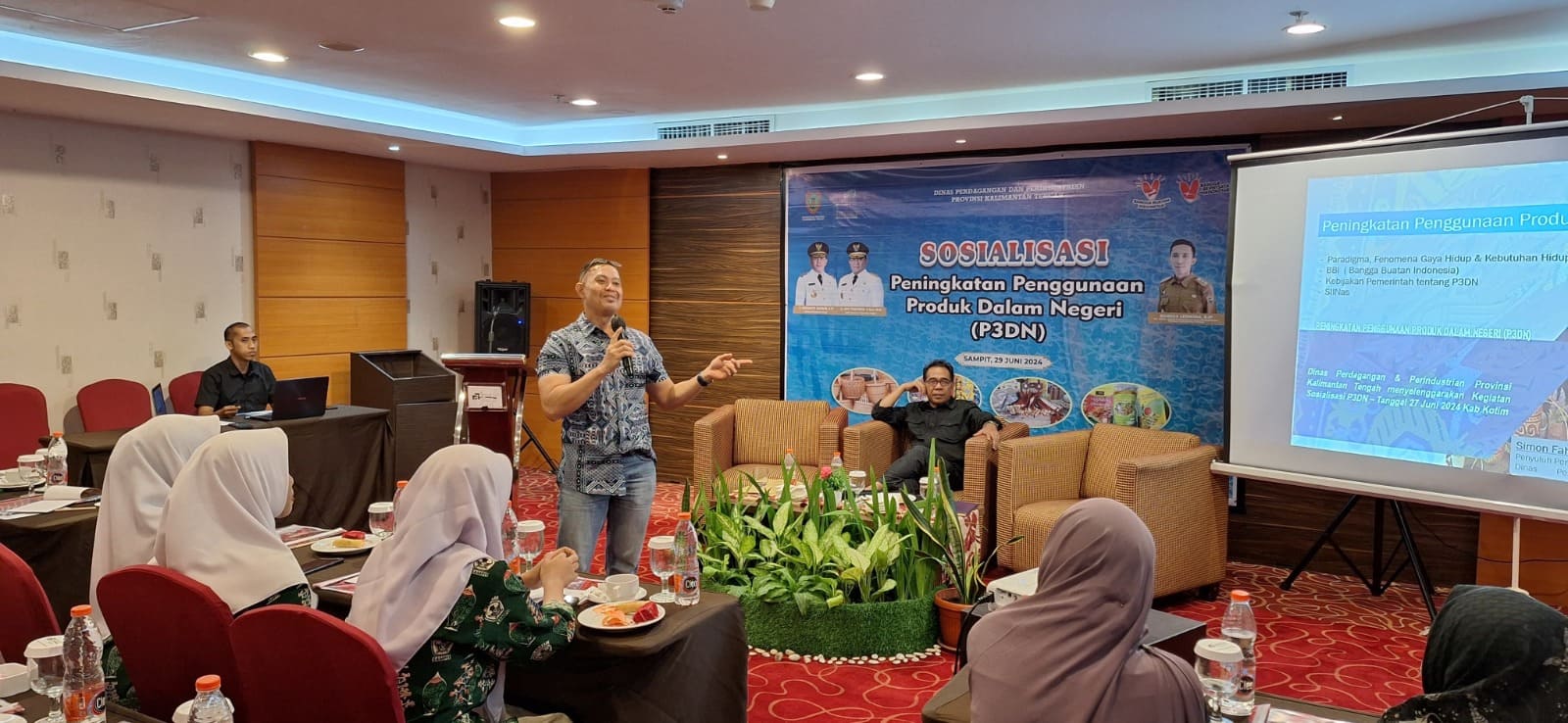 Dinas Dagperin Prov. Kalteng Gelar Sosialisasi Peningkatan Penggunaan Produk Dalam Negeri Tahun 2024