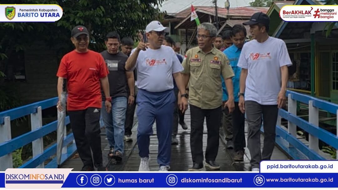 Pj. Bupati Barito Utara Tinjau Jembatan Karang Jawa dan Lokasi Relokasi Warga di Jalan Lingkar Kota