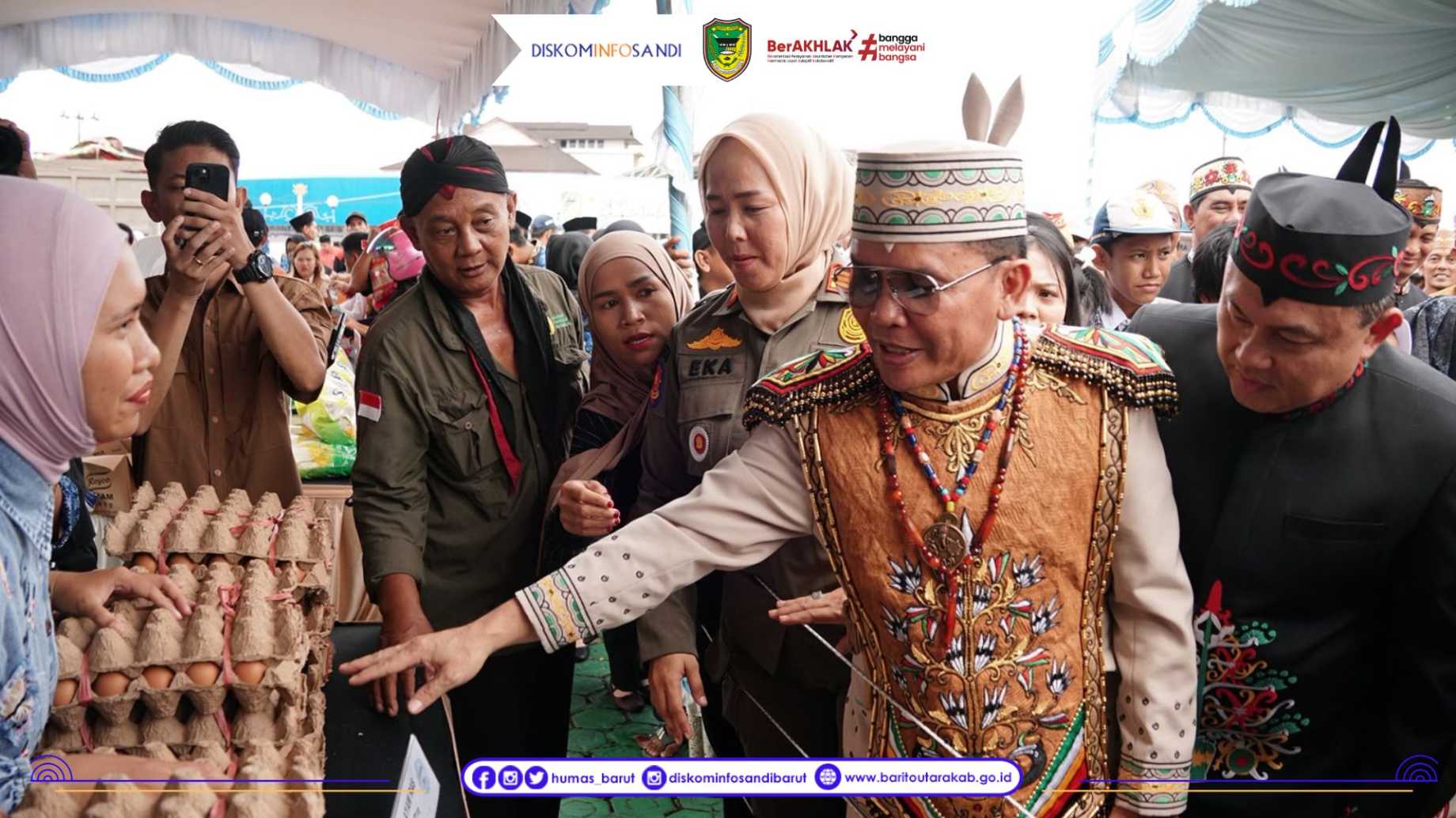 Irup Hari Jadi Ke-76 Barito Utara, Gubernur Kalteng Ajak Masyarakat Dukung Program Huma Betang