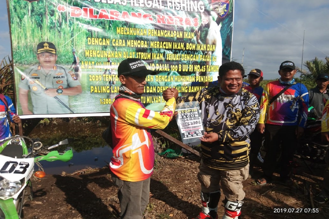 Polres Pulpis Himbau Masyarakat Tidak Melakukan Ilegal Fishing