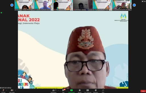 BPSDM Prov. Kalteng Selenggarakan Pelatihan Kaji Cepat Bencana Secara Virtual