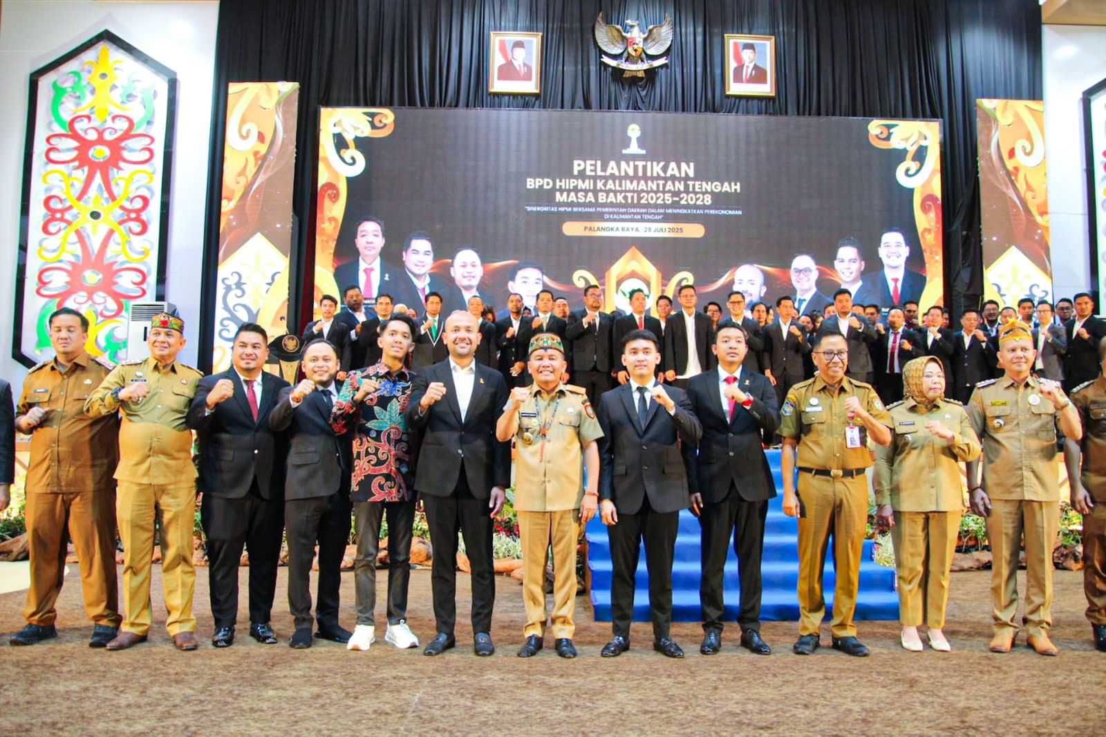 HIPMI Kalteng Resmi Dikukuhkan, Pemprov Tekankan Peran Pengusaha Muda sebagai Mitra Strategis