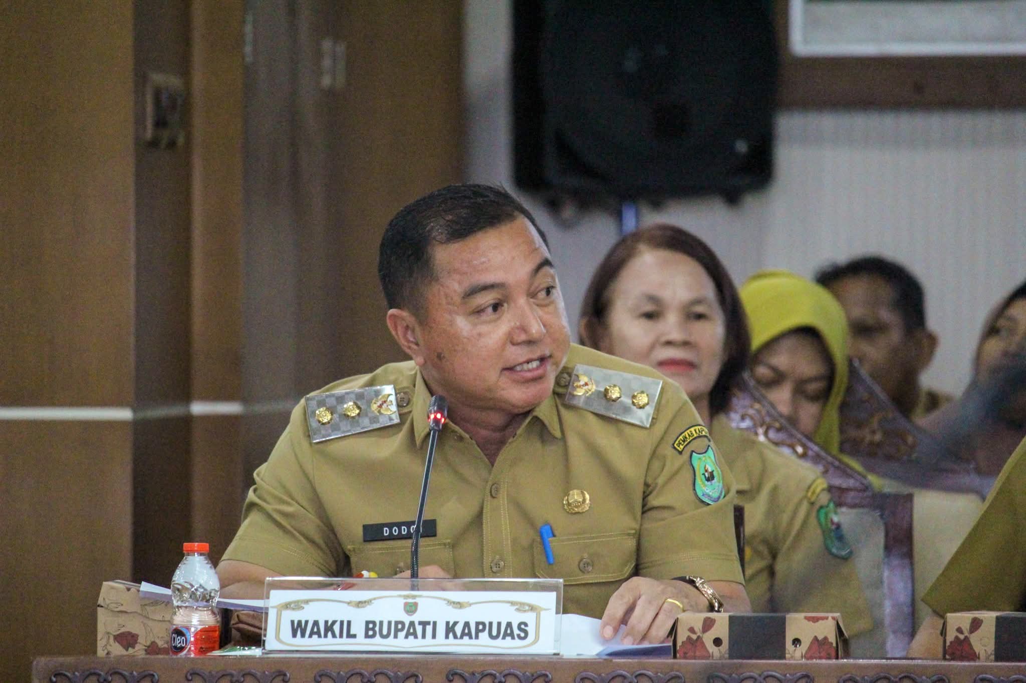 Wakil Bupati Kapuas Dodo Hadiri Rakor TEPRA Triwulan II Tahun 2025