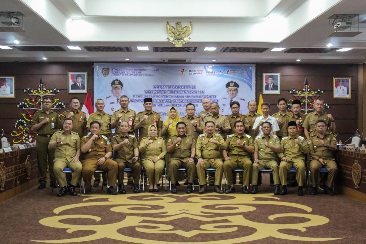 Wakil Bupati Kapuas Dodo Hadiri Rakor TEPRA Triwulan II Tahun 2025