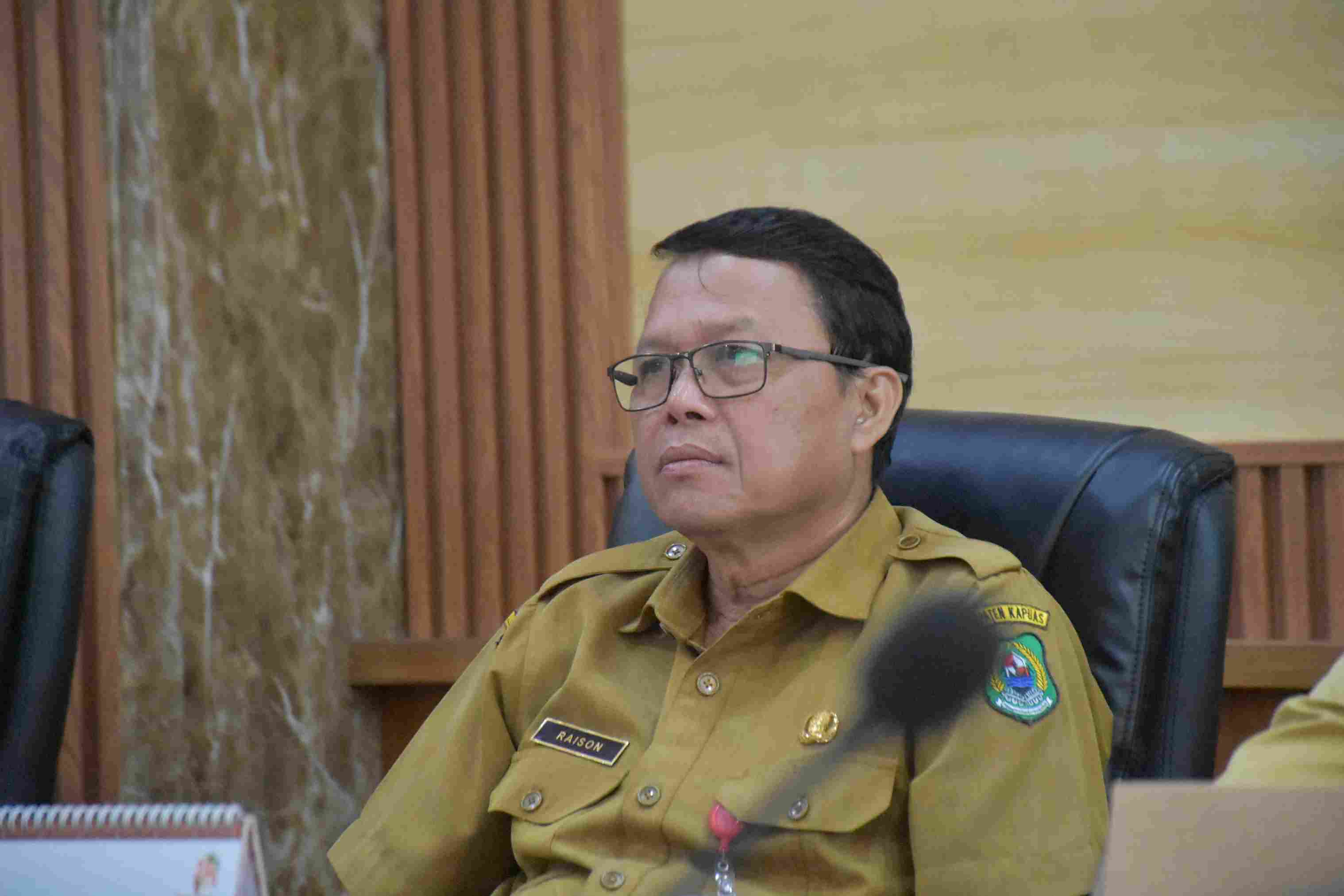 Pemkab Kapuas Hadiri Rakor Inflasi dan Evaluasi Program 3 Juta Rumah Secara Virtual