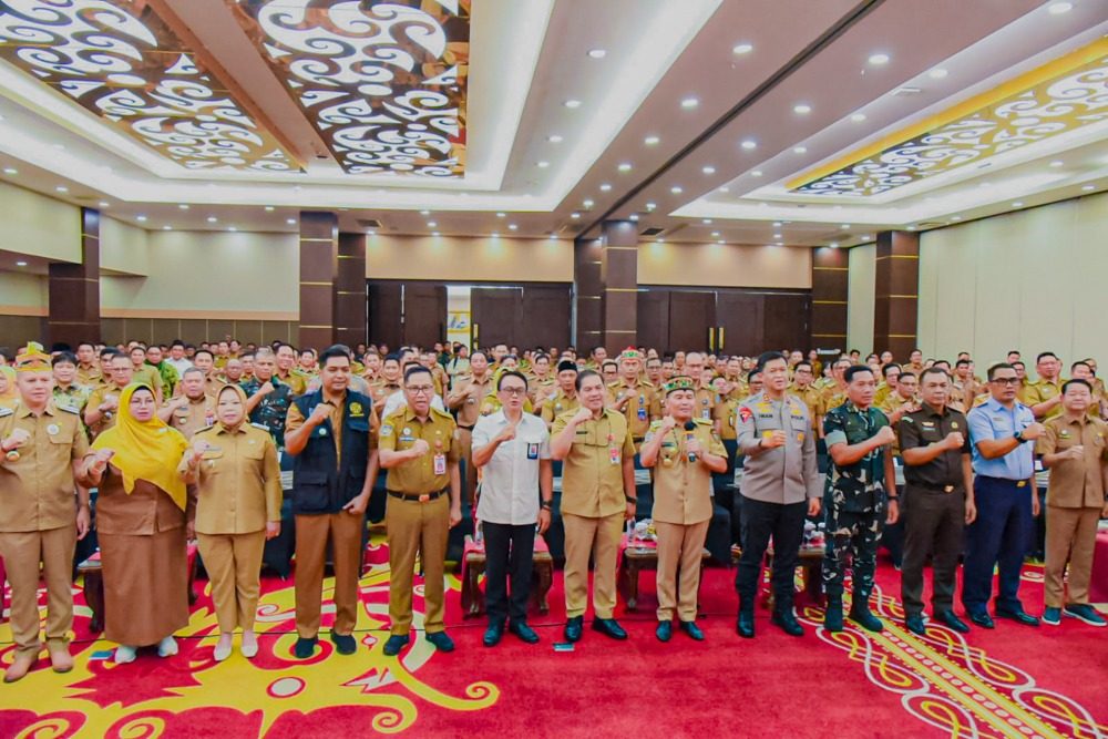Raker Camat se-Kalteng, Gubernur Agustiar Sabran Tegaskan Arah Pembangunan dan Pelimpahan Kewenangan